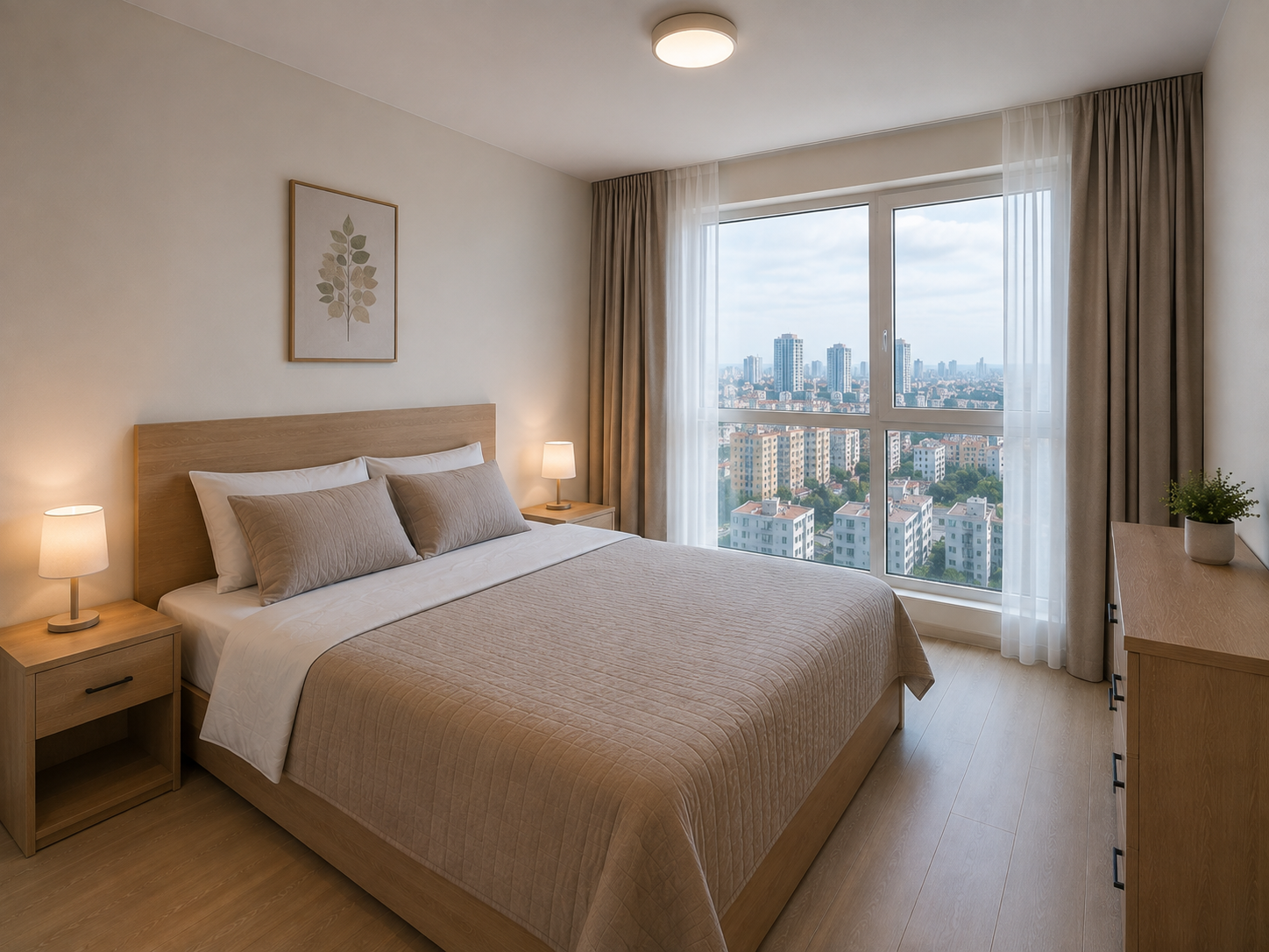 AR-G-437-3 Two-bedroom 2+1 apartment for sale with city view