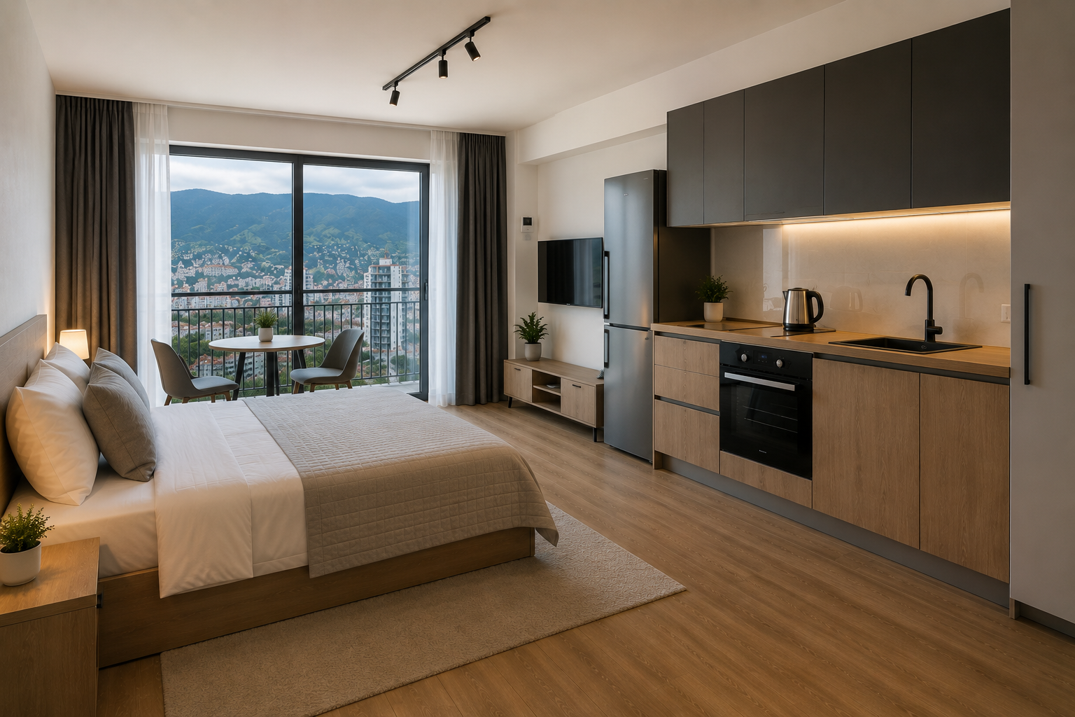 EB-SH-A1122 Studio apartment for sale with mountain view