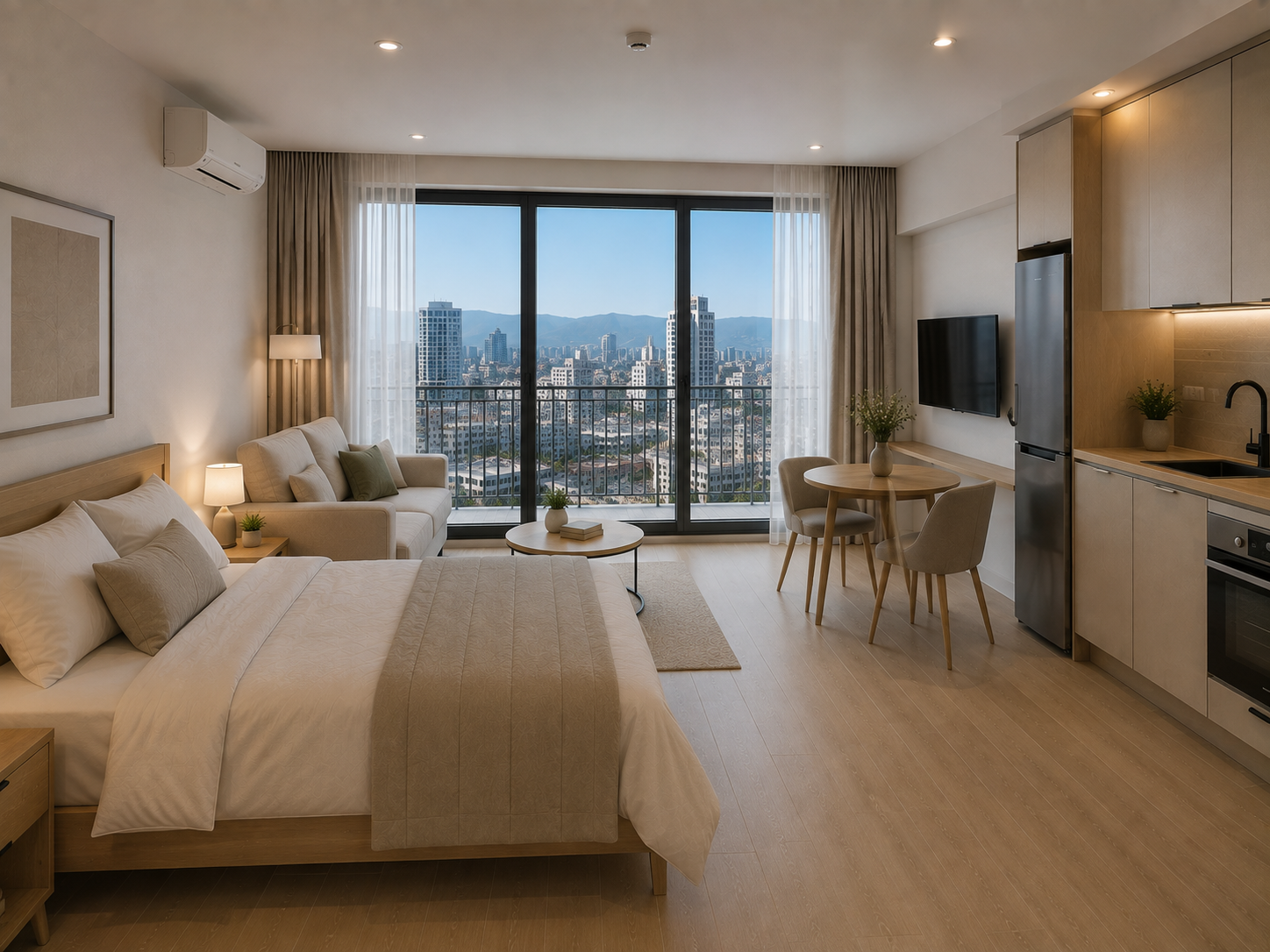 OK-GR-A2103-1 Studio apartment for sale with city view